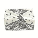 Elegant Leopard Print Knitting Sports Headband – Stretchy & Sweat-Absorbing