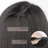 6-Piece Clip-In Long Curly Hair Extensions – Synthetic Fiber Wig Set for Women (About 60cm)