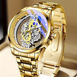 TPW Elegant Men's Quartz Watch – Durable Steel Strap