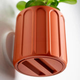 Wall-Mounted Plastic Planter with Hidden Drip Tray – 3D Printed Modern Garden Pot