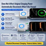 140W Fast Charging Adapter – Intelligent Auto Power-Off Hub with Overcharge Protection