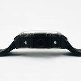 PRECIOUS DUKE Men’s Barrel-Shaped Quartz Watch – Hollow Dial Sports Business Watch