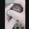 Men's Moon Phase Display Sports Watch - Barrel-Shaped