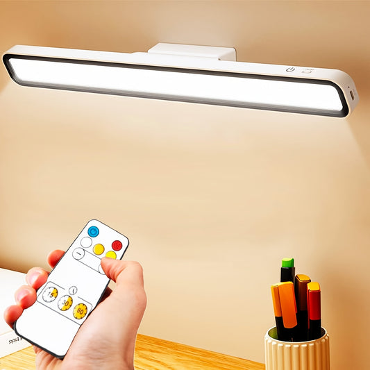 50mAh Rechargeable LED Desk Lamp Plus  3Color Temperature Adjustable Brightness USB Powered Touch Control Polished Finish Ideal for Reading Office Room Closet Night Light Household Use