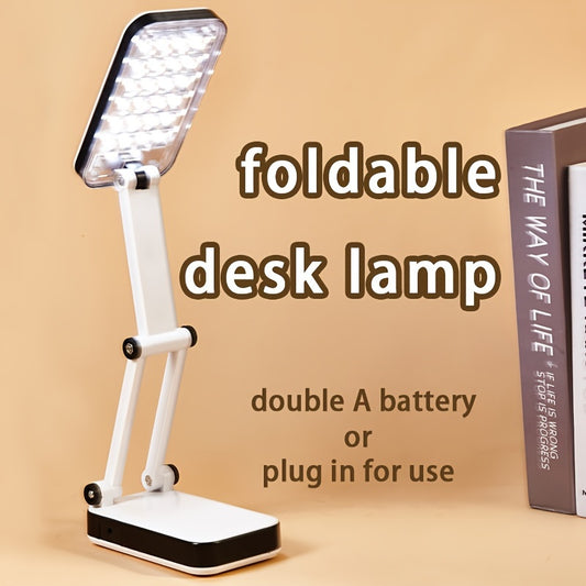 Table Lamp Eye Protection Learning LED With Battery And Plugin Dualpurpose Folding Eye Protection Lamp For Dormitories Bedroom Bedside Small Night Light
