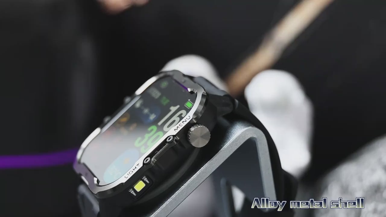 2.02" TFT Screen, Fitness & Health Tracker, IP68 Waterproof Smart Watch