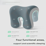 Memory Foam Nap Pillow – U-Shaped Office Headrest for Desk, Neck Support Cushion