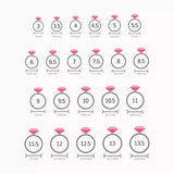 Heart-Shaped Minimalist Blue Alloy Ring