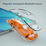 Wireless Bluetooth Transparent Mouse for Laptops