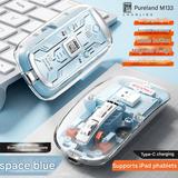 Wireless Bluetooth Transparent Mouse for Laptops