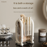 Makeup Brush Storage Box - Cosmetics Organizer Tube