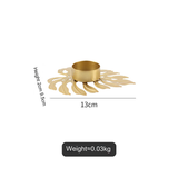 Creative Metal Candlestick & Aromatherapy Candle Cup - Square Dinner Props