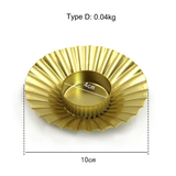 Geometric Metal Candle Holder - Hollow Pattern