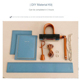 DIY Women’s Hand-Sewn Shoulder Bag – Trendy, Small Square Design