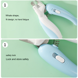 LED Pet Nail Clippers with Anti-Bleeding