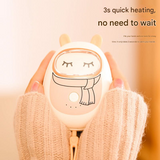 Portable USB Rechargeable Cartoon Hand Warmer