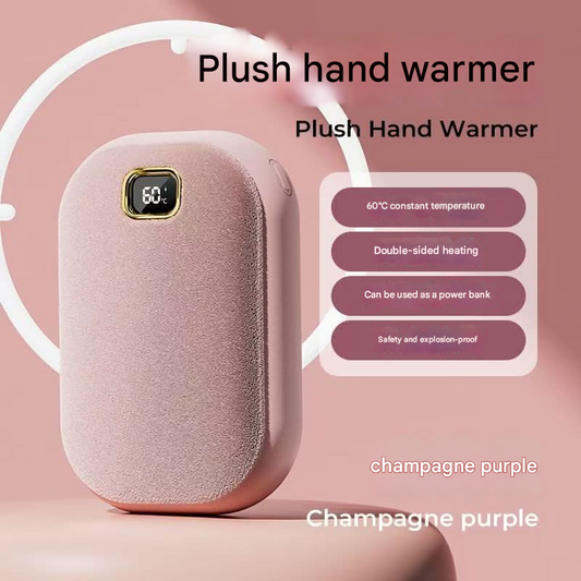 Plush Hand Warmer Power Bank 2-in-1