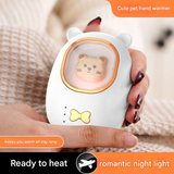 Portable Hand Warmer Power Bank with Night Light