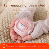 Cute Dog Hand Warmer Power Bank 2-in-1