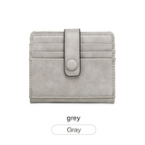 Women's PU Leather Card Holder – Multi-Slot Short Wallet