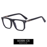 Women's TR90 Square Frame Anti-Blue Light Glasses – Myopia-Ready Optical Eyewear