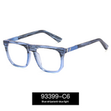 Women's TR90 Square Frame Anti-Blue Light Glasses – Myopia-Ready Optical Eyewear