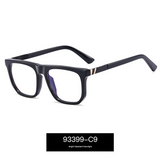 Women's TR90 Square Frame Anti-Blue Light Glasses – Myopia-Ready Optical Eyewear