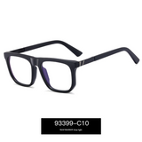 Women's TR90 Square Frame Anti-Blue Light Glasses – Myopia-Ready Optical Eyewear