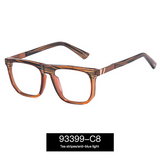 Women's TR90 Square Frame Anti-Blue Light Glasses – Myopia-Ready Optical Eyewear