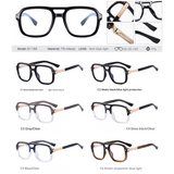 Men’s Thick Frame Anti-Blue Light Glasses – Optical Eyewear | Spring Hinge