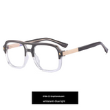 Men’s Thick Frame Anti-Blue Light Glasses – Optical Eyewear | Spring Hinge