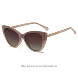 Women’s Magnetic Clip-On Polarized Sunglasses – Butterfly Frame