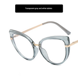 Classic Cat Eye Anti-Blue Light Glasses for Women – TR90 Retro Flat Frame