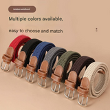 Unisex Elastic Woven Canvas Belt