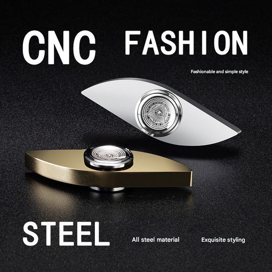 Stainless Steel Eye Fidget Spinner – Precision Finger Gyroscope for Stress Relief
