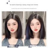 Invisible One-Piece Dyed Wig – Long Straight Realistic Hair Extension for Women - 55cm long