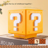 Super Mario Question Mark LED Cube Lamp – Retro Game-Themed Atmosphere Light