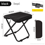 Portable Folding Pocket Stool – Lightweight Travel Chair for Camping, Fishing & Outdoor Use