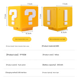 Super Mario Question Mark LED Cube Lamp – Retro Game-Themed Atmosphere Light