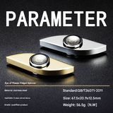 Stainless Steel Eye Fidget Spinner – Precision Finger Gyroscope for Stress Relief