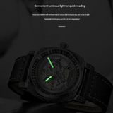 Men’s Luxury Automatic Mechanical Watch – Luminous Business Timepiece with Calendar