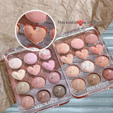 12-Color Eyeshadow Palette – Waterproof, Shimmer & Matte Earth Tones for All-Day Wear