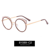 Women's Full-Frame Anti-Blue Light Glasses – Round Frame With UV Protection Eyewear