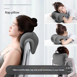 Memory Foam Nap Pillow – U-Shaped Office Headrest for Desk, Neck Support Cushion
