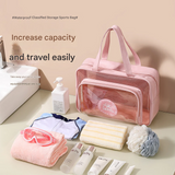 Waterproof Toiletry Bag – Large Capacity Travel Organizer with Wet & Dry Separation