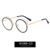 Women's Full-Frame Anti-Blue Light Glasses – Round Frame With UV Protection Eyewear