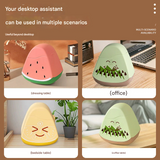 Mini Flip-Top Desktop Trash Can – Cute Plastic Wastebasket with Lid