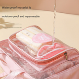 Waterproof Toiletry Bag – Large Capacity Travel Organizer with Wet & Dry Separation