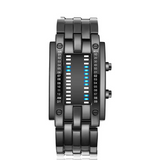 LED Dual-Line Iron Man Electronic Watch