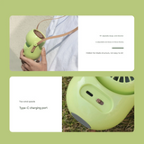 USB Rechargeable Leafless Neck & Desktop Fan –Flexible, Hands-Free Cooling